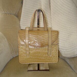 VTG Auth GIORGIO'S of PALM BEACH Genuine Alligator Top Handle Small Millen Bag